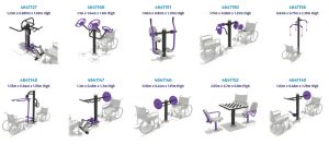 Inclusive fitness equipment